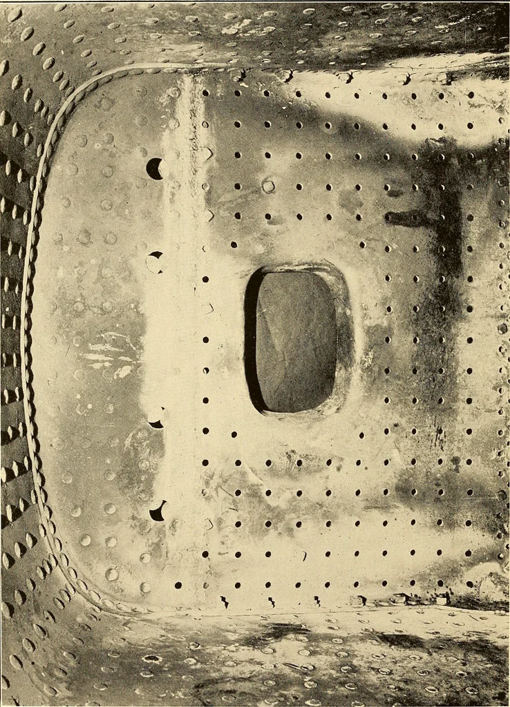 An illustration from Airco welding of locomotive fireboxes, 1919, leaf 5