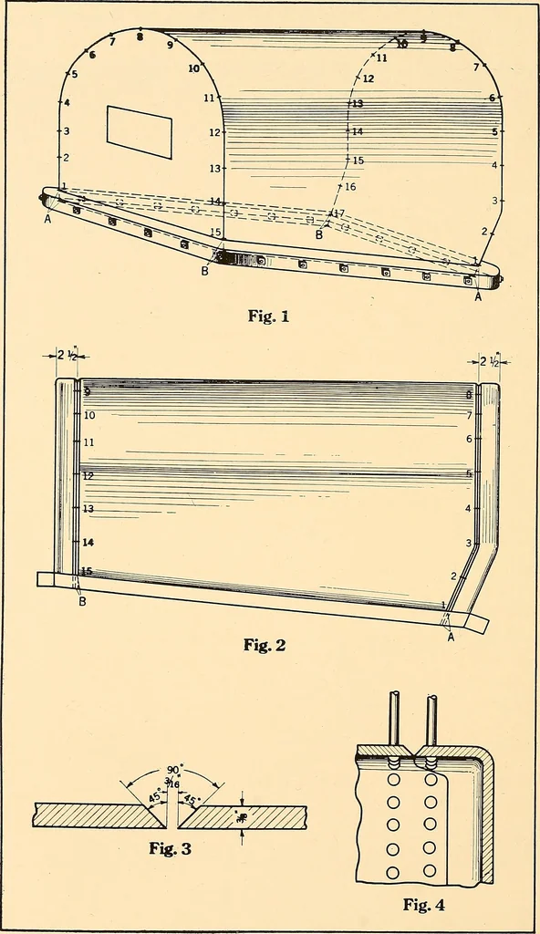 An illustration from Airco welding of locomotive fireboxes, 1919, leaf 7