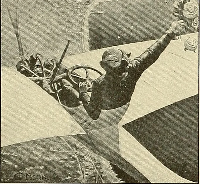 An illustration from Aircraft, 1910, leaf 121