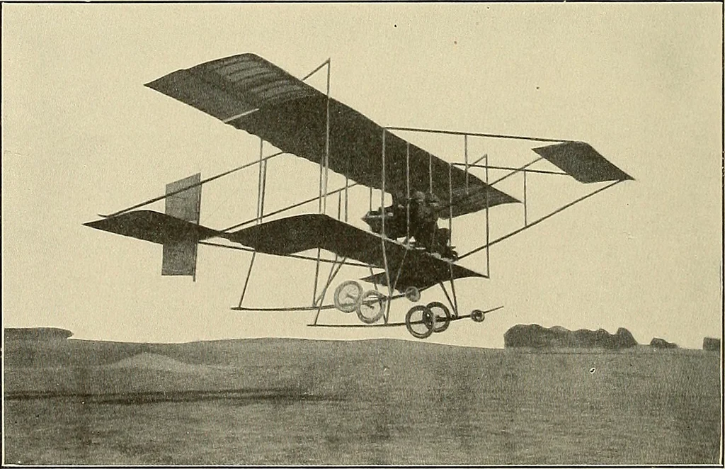 An illustration from Aircraft, 1910, leaf 121