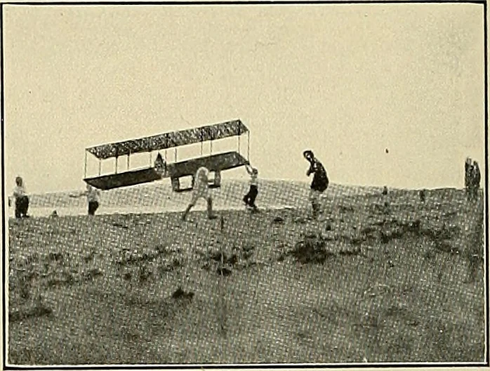 An illustration from Aircraft, 1910, leaf 123