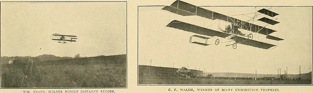 An illustration from Aircraft, 1910, leaf 13