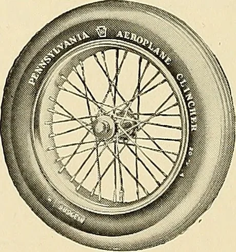 An illustration from Aircraft, 1910, leaf 135