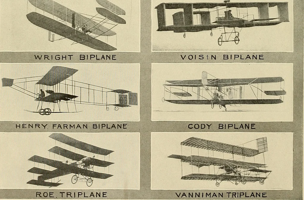 An illustration from Aircraft, 1910, leaf 15