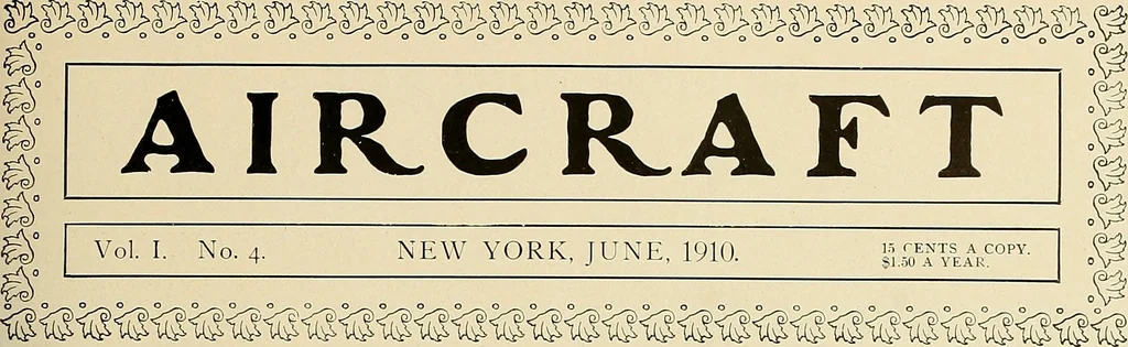 An illustration from Aircraft, 1910, leaf 154