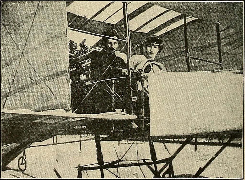 An illustration from Aircraft, 1910, leaf 155