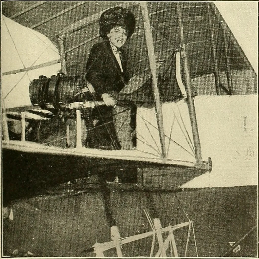 An illustration from Aircraft, 1910, leaf 156