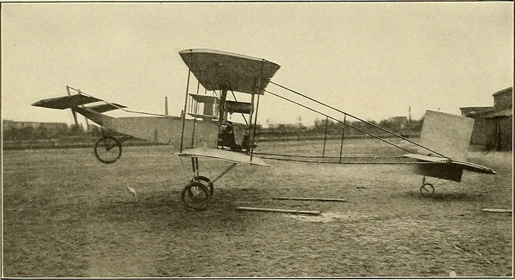 An illustration from Aircraft, 1910, leaf 169