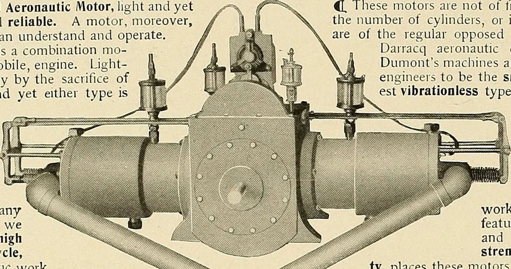 An illustration from Aircraft, 1910, leaf 185
