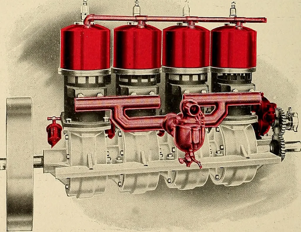 An illustration from Aircraft, 1910, leaf 195