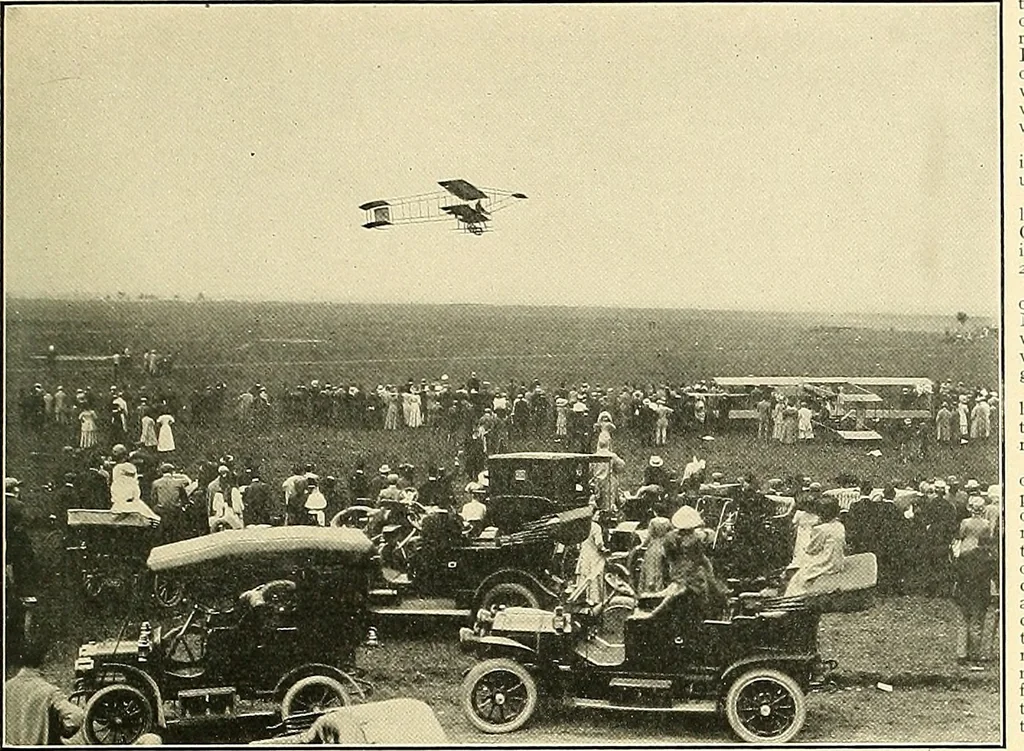An illustration from Aircraft, 1910, leaf 204