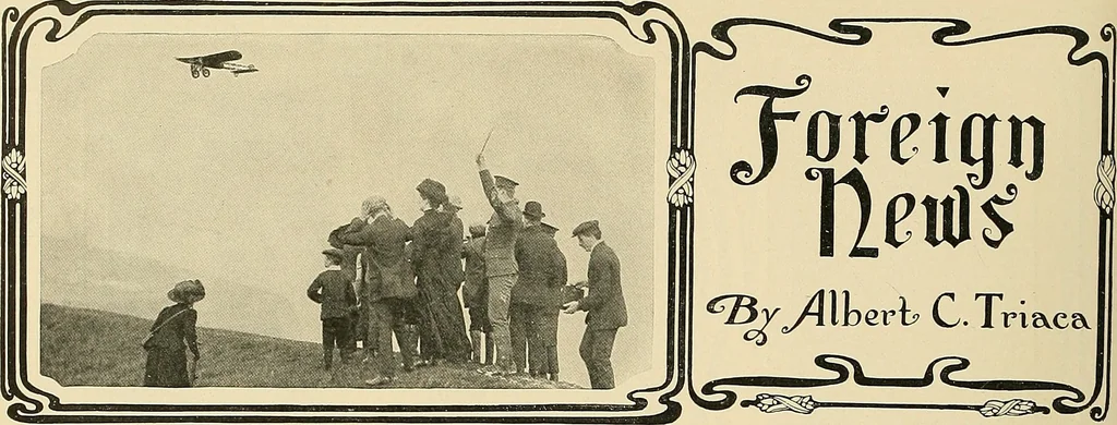 An illustration from Aircraft, 1910, leaf 211