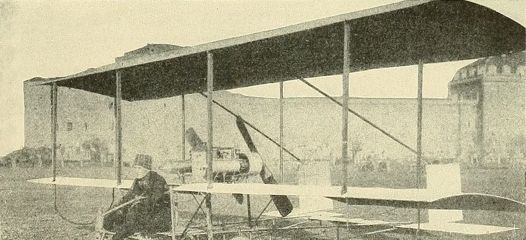 An illustration from Aircraft, 1910, leaf 212