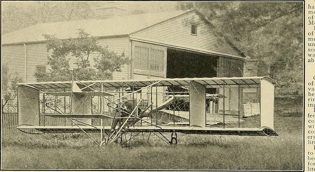 An illustration from Aircraft, 1910, leaf 219