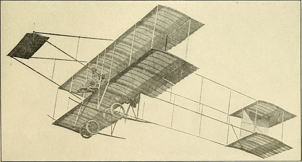 An illustration from Aircraft, 1910, leaf 22
