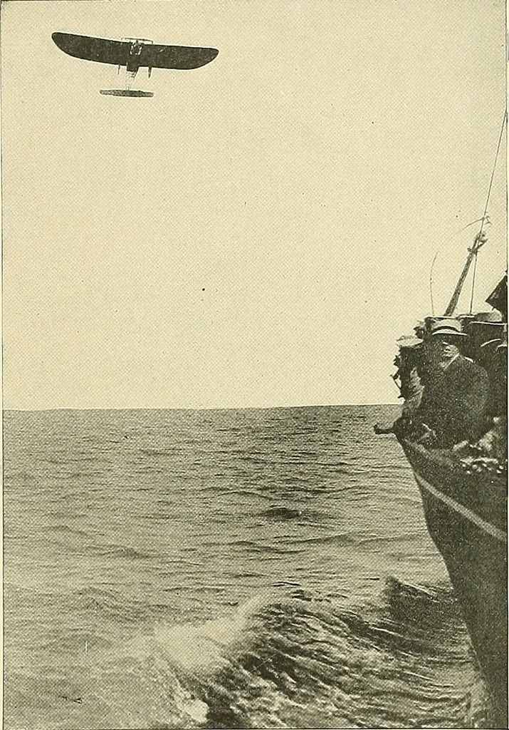 An illustration from Aircraft, 1910, leaf 222