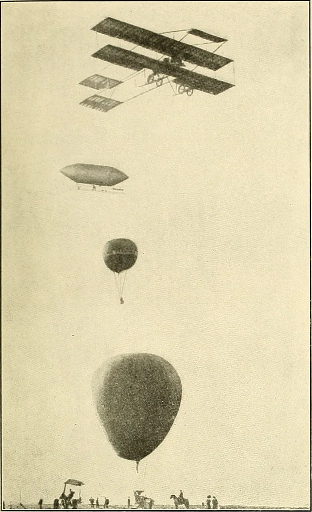 An illustration from Aircraft, 1910, leaf 24