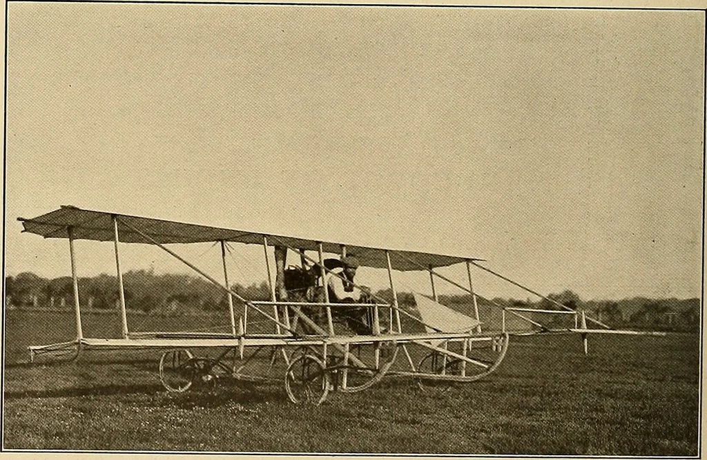 An illustration from Aircraft, 1910, leaf 249