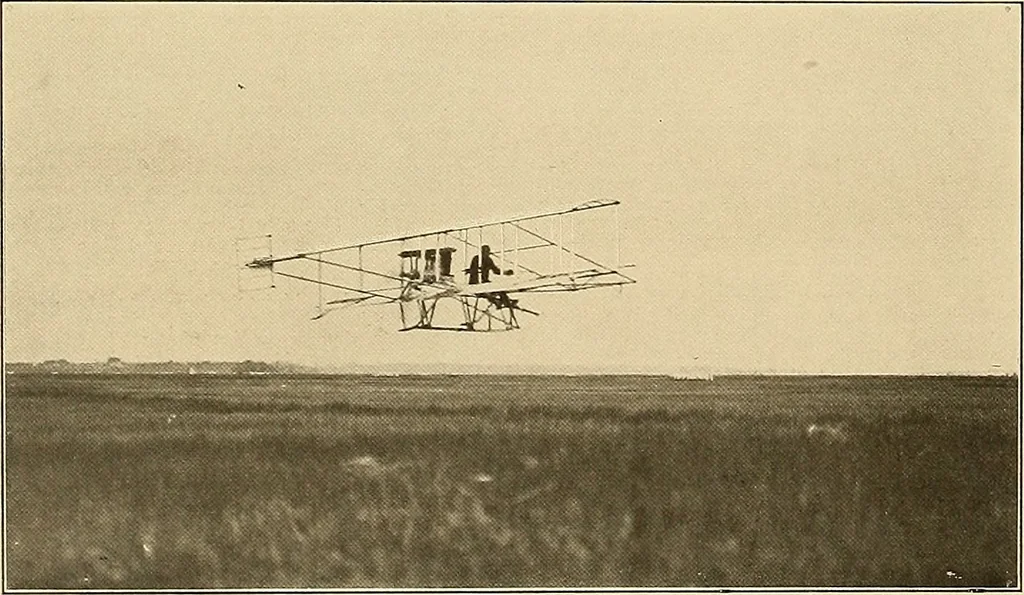 An illustration from Aircraft, 1910, leaf 253