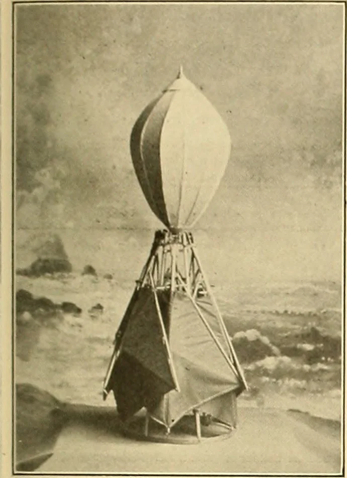 An illustration from Aircraft, 1910, leaf 254