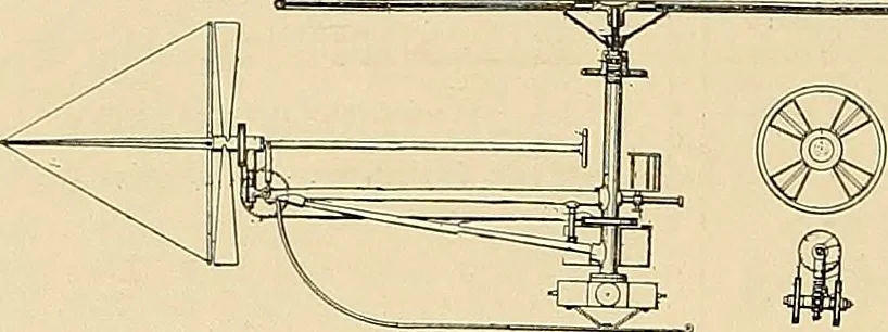 An illustration from Aircraft, 1910, leaf 257