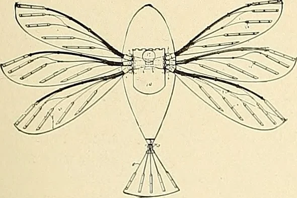 An illustration from Aircraft, 1910, leaf 26