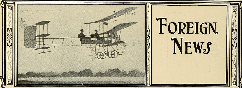 An illustration from Aircraft, 1910, leaf 285