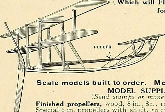 An illustration from Aircraft, 1910, leaf 298