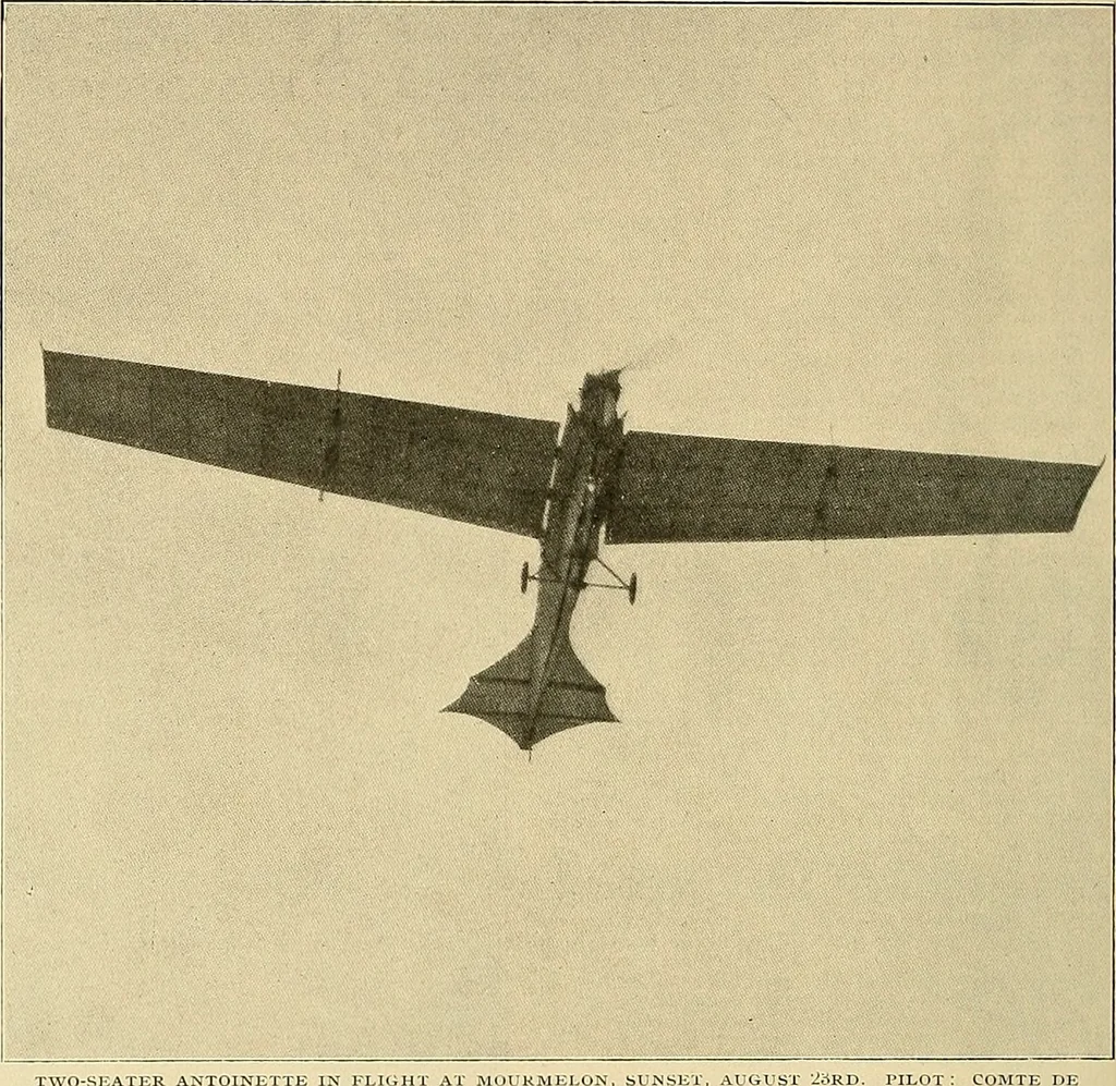 An illustration from Aircraft, 1910, leaf 321