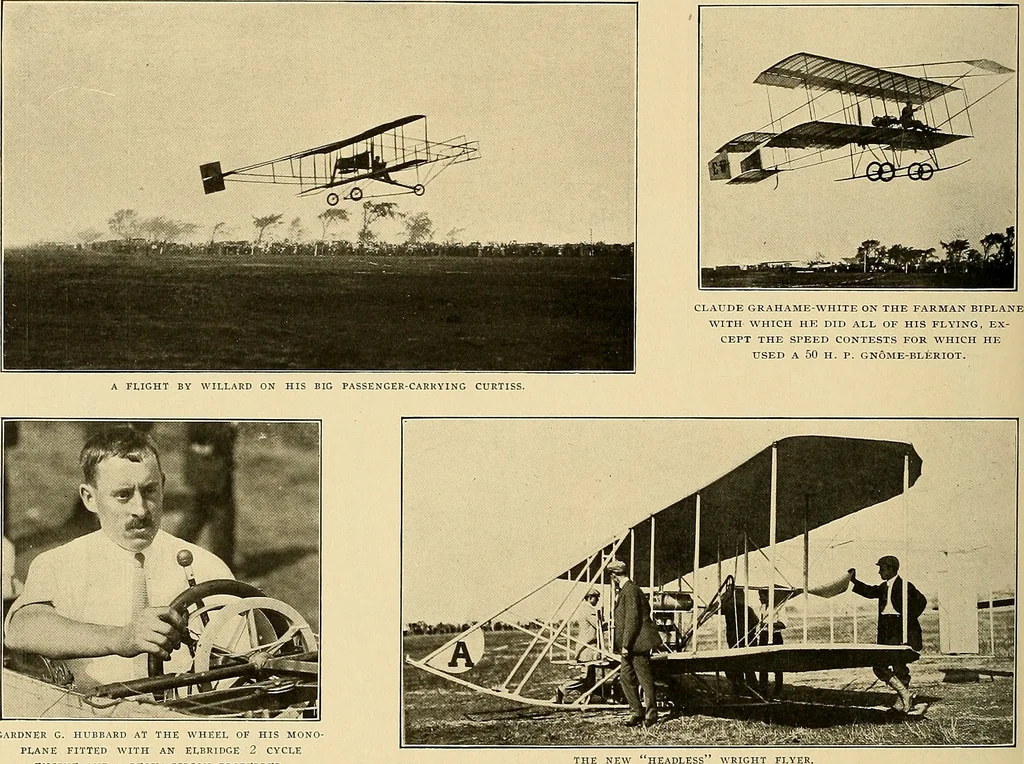 An illustration from Aircraft, 1910, leaf 327