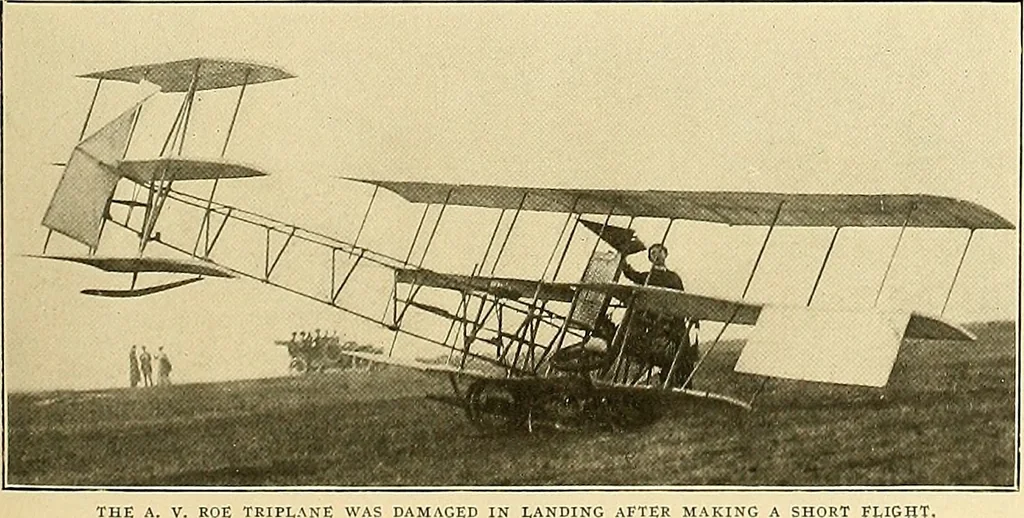 An illustration from Aircraft, 1910, leaf 328