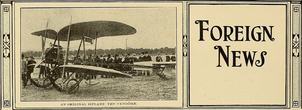 An illustration from Aircraft, 1910, leaf 329