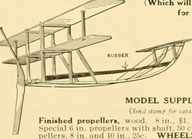 An illustration from Aircraft, 1910, leaf 336