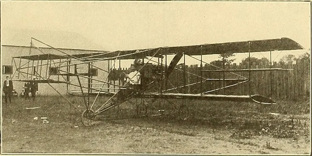 An illustration from Aircraft, 1910, leaf 338