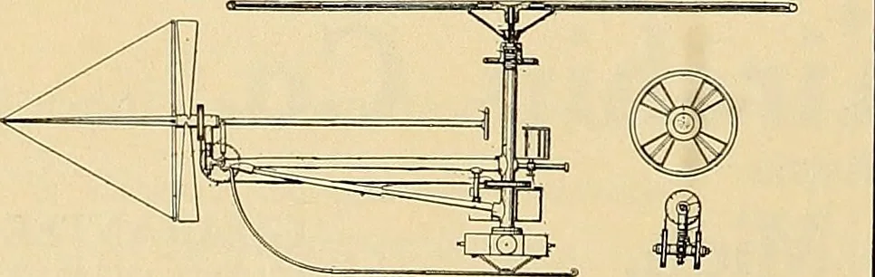 An illustration from Aircraft, 1910, leaf 341