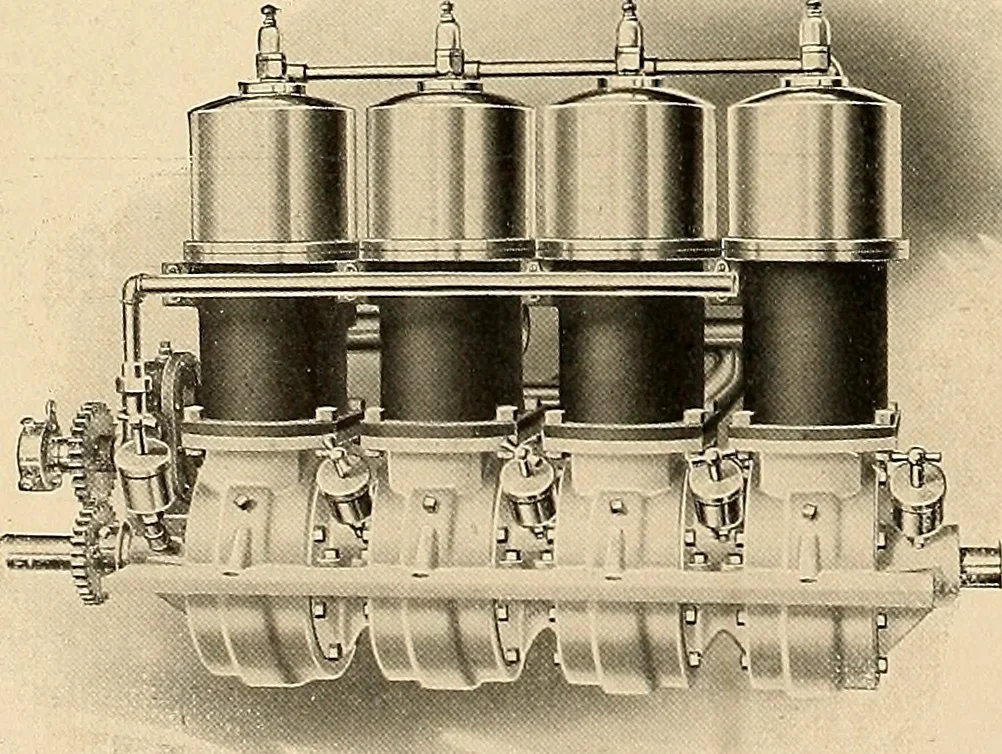 An illustration from Aircraft, 1910, leaf 351