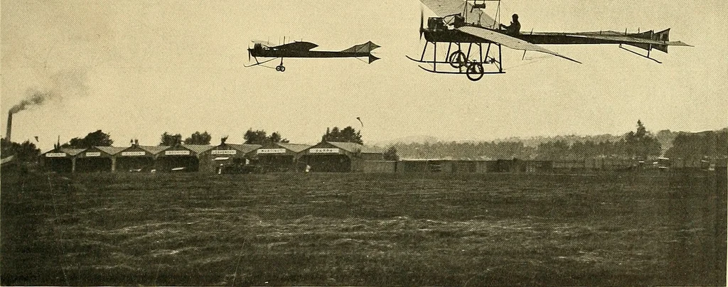 An illustration from Aircraft, 1910, leaf 352