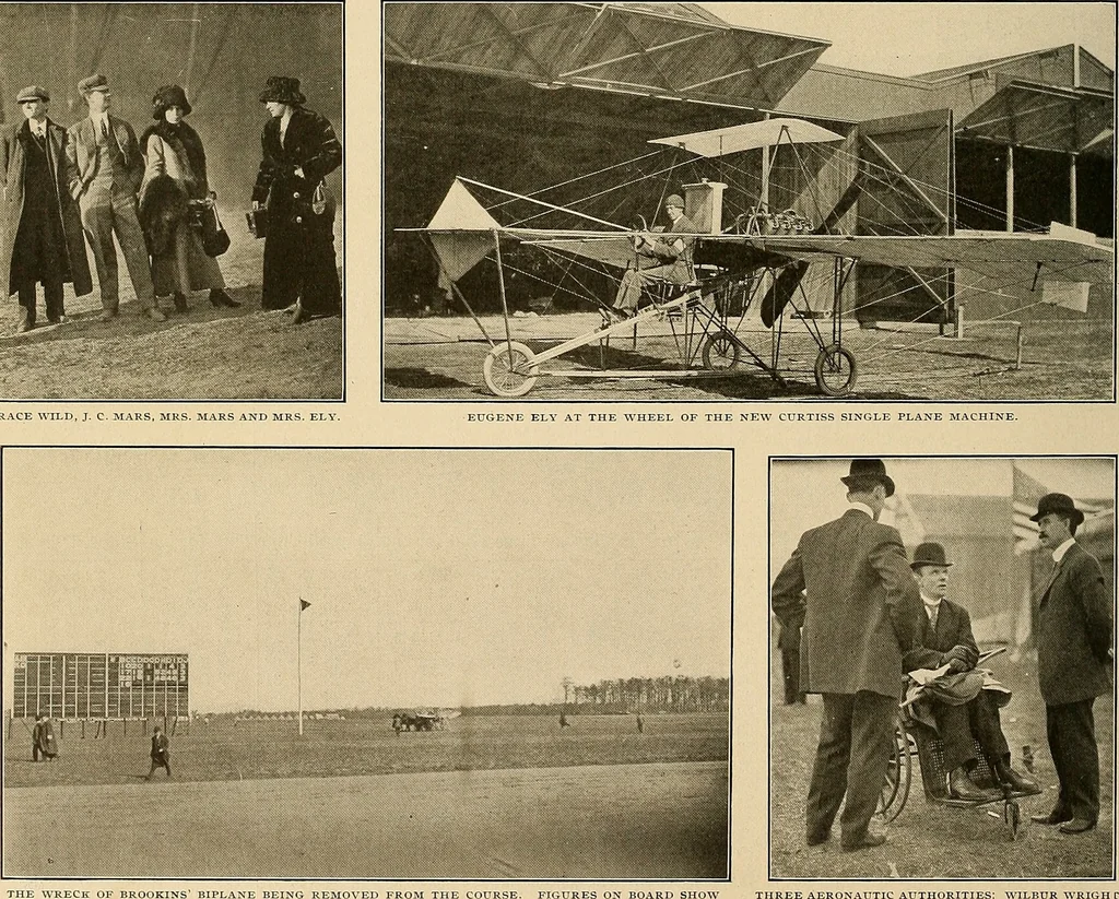 An illustration from Aircraft, 1910, leaf 405