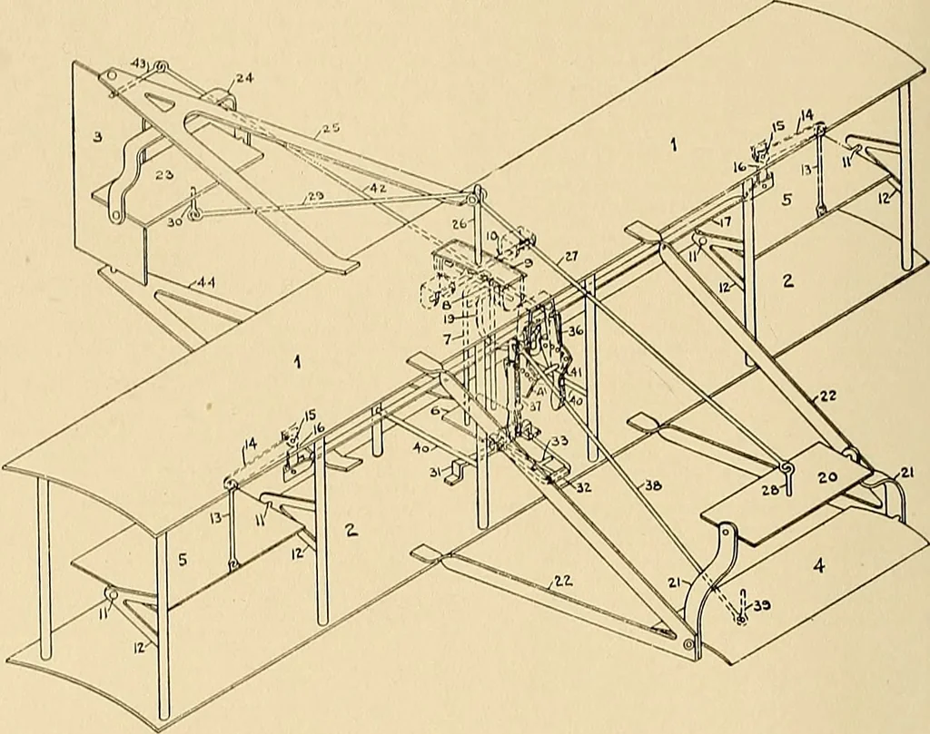 An illustration from Aircraft, 1910, leaf 447