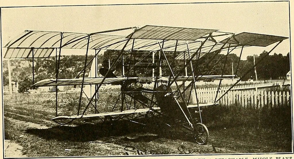 An illustration from Aircraft, 1910, leaf 452