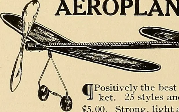 An illustration from Aircraft, 1910, leaf 453