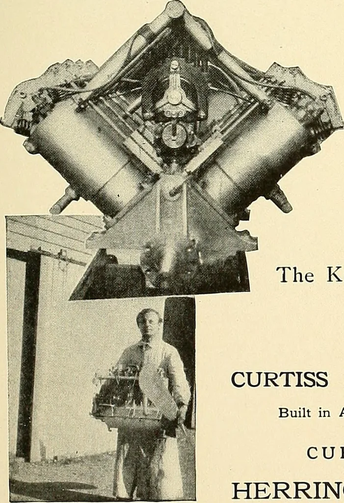 An illustration from Aircraft, 1910, leaf 48