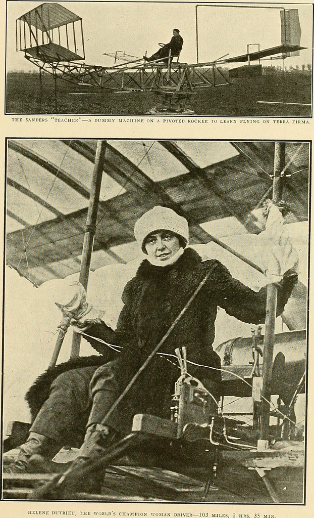 An illustration from Aircraft, 1910, leaf 482