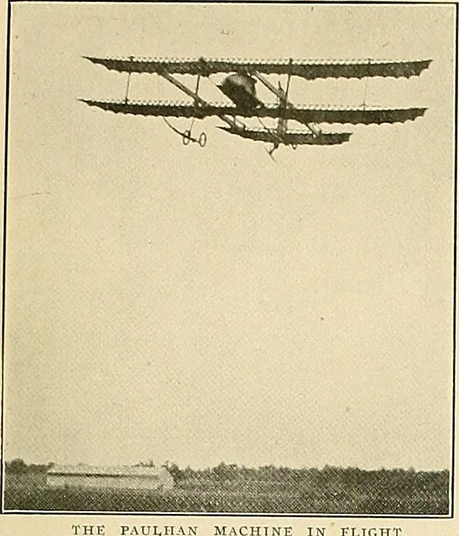 An illustration from Aircraft, 1910, leaf 484