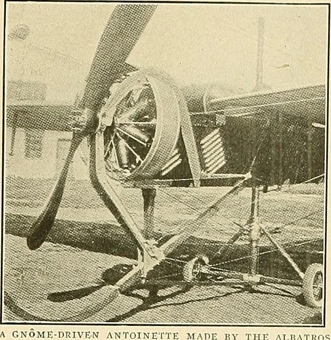 An illustration from Aircraft, 1910, leaf 484