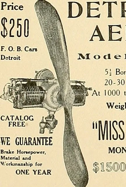 An illustration from Aircraft, 1910, leaf 504