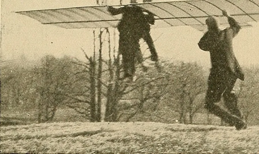 An illustration from Aircraft, 1910, leaf 505