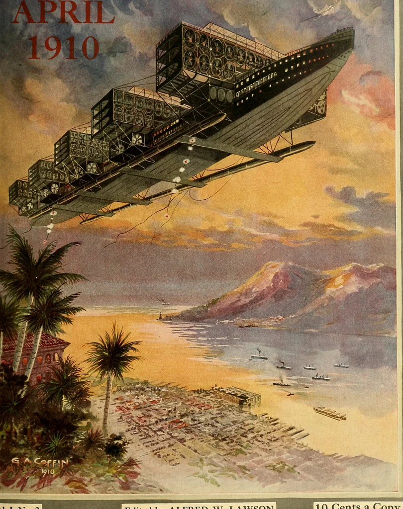 An illustration from Aircraft, 1910, leaf 52