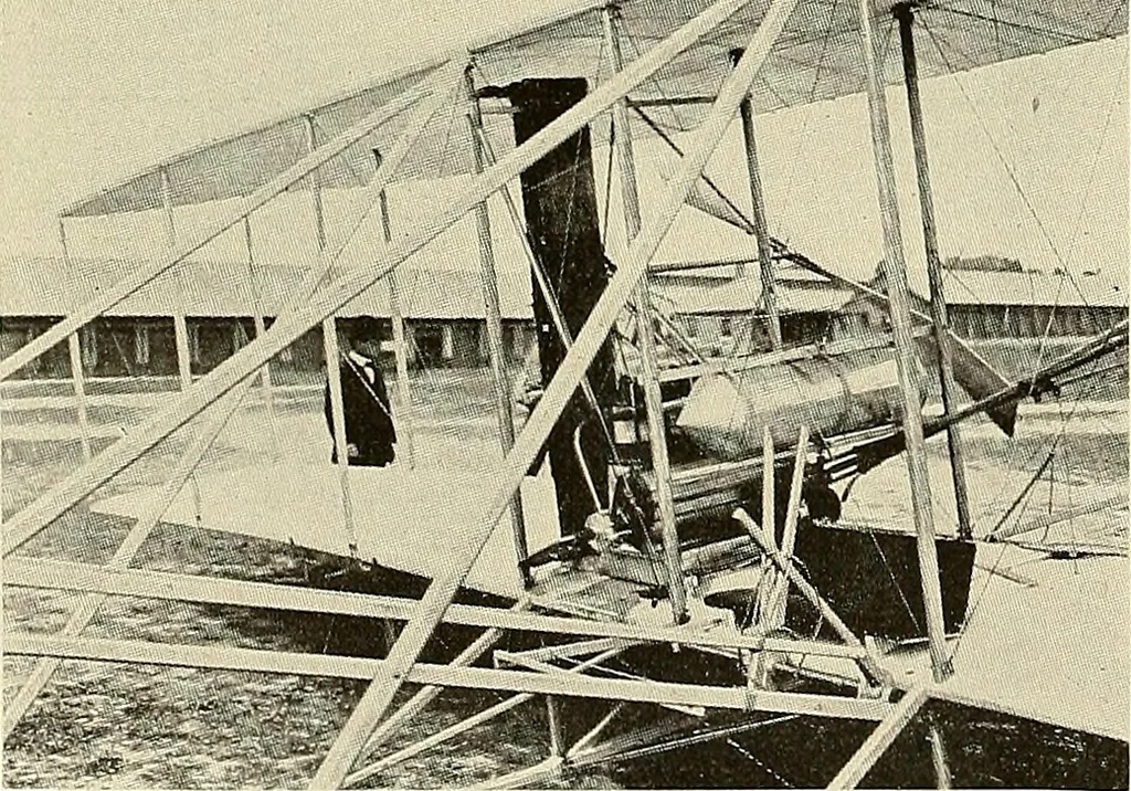 An illustration from Aircraft, 1910, leaf 65