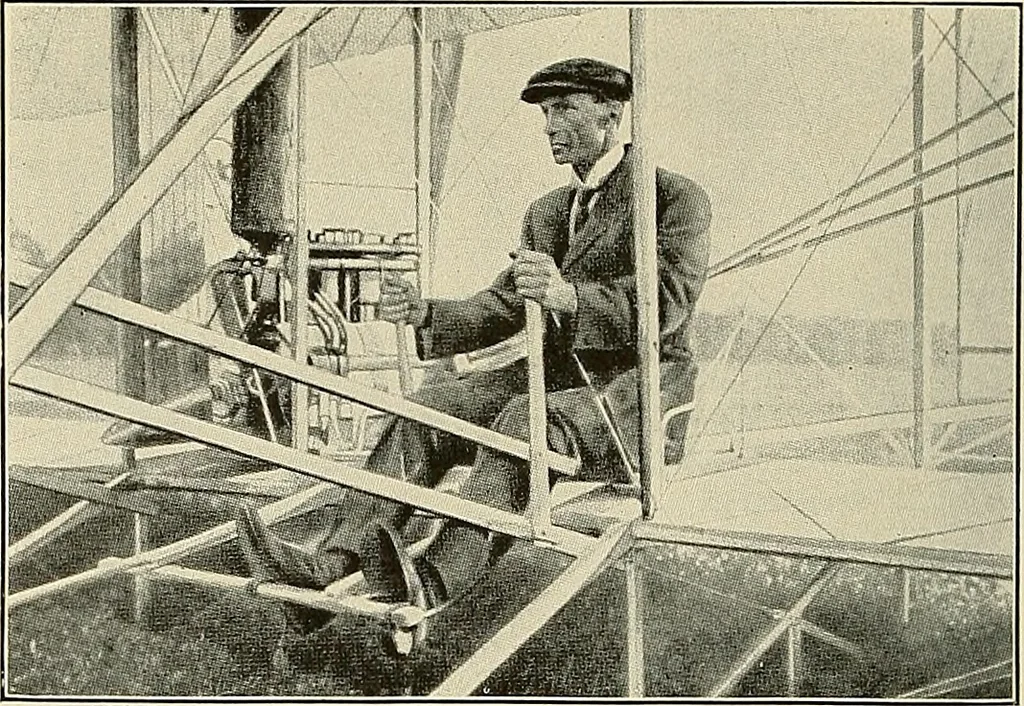 An illustration from Aircraft, 1910, leaf 65